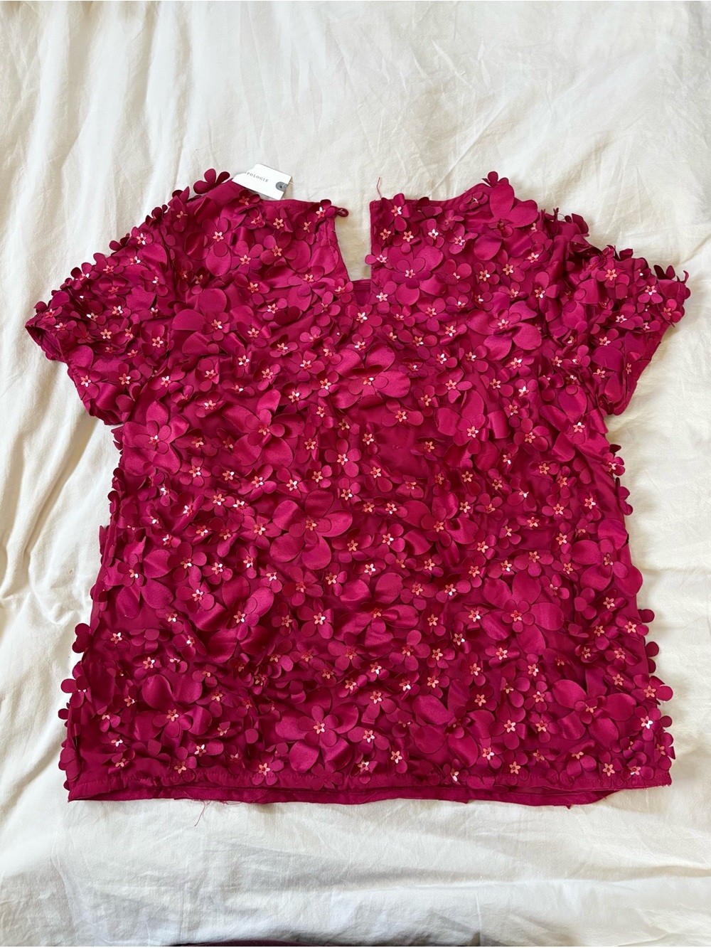 NWT* Anthropologie/Varun Bahl Rosemarie Textured Blouse size 4 - Picture 5 of 12